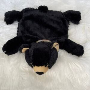 Zoobie Pets Bubba Black Bear Plush Loving Missing Blanket 2010 Pillow Stuffed
